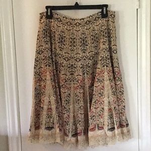 Elite Tahari silk skirt